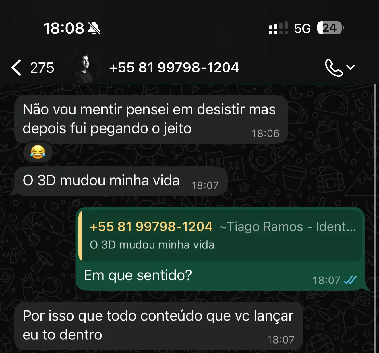 print de resultado